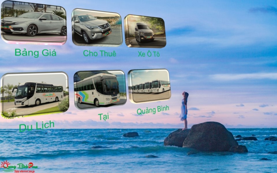 Bảng giá cho thuê xe ô tô du lịch tại Quảng Bình