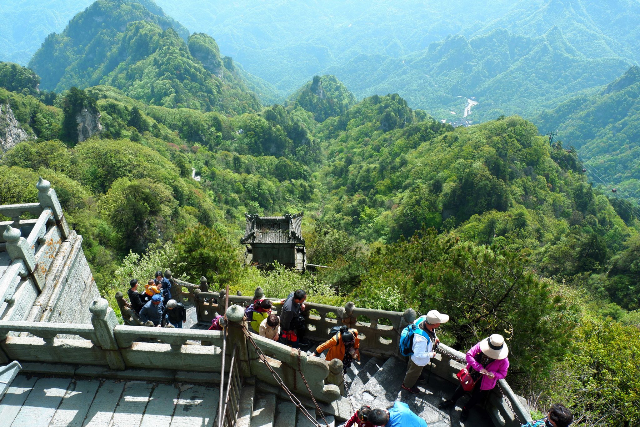 View từ Kim Đỉnh - núi Võ Đang