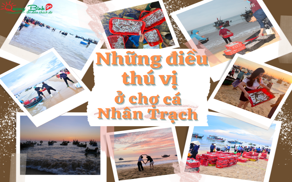 những điều thú vị ở chợ cá biển nhân trạch