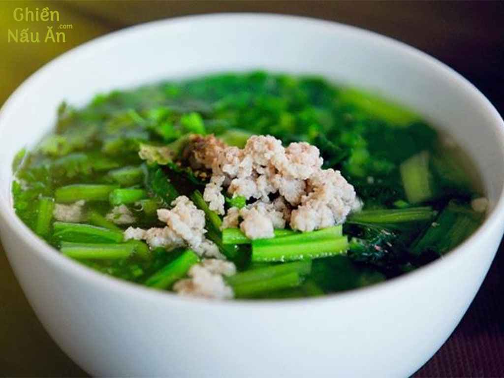 Cách nhặt rau cải cúc