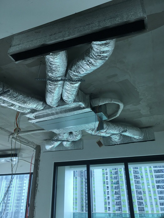 máy lạnh âm trần nối ống gió
