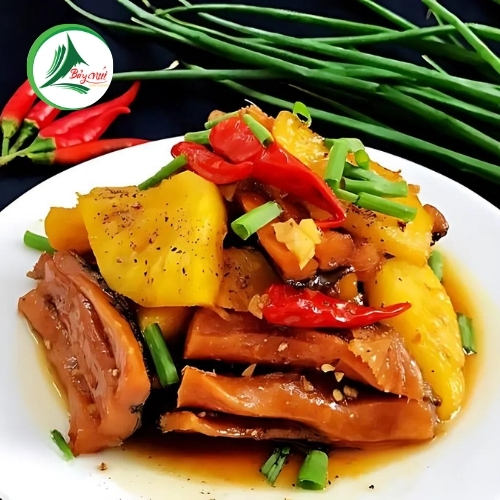 Khô cá lóc kho thơm