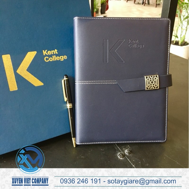 Bộ Giftset Kent College - Quà Tặng Cao Cấp Sổ Kèm Bút