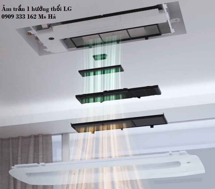 Máy lạnh Multi LG với dàn lạnh âm trần 1 hướng thổi