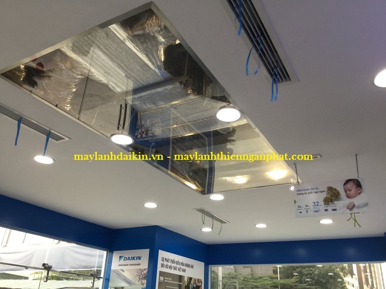 Mẫu máy lạnh giấu trần ống gió trưng bày