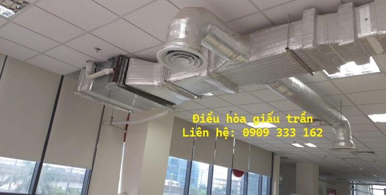 Máy lạnh giấu trần với thiết kế khá đặc biệt