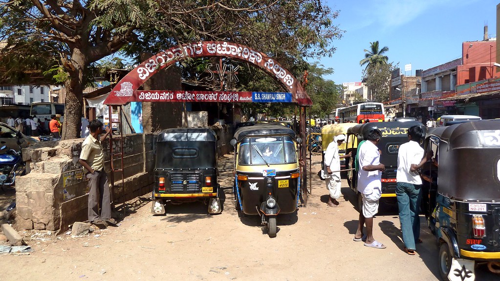 Du lịch Hampi: phương tiện di chuyển trong thị trấn