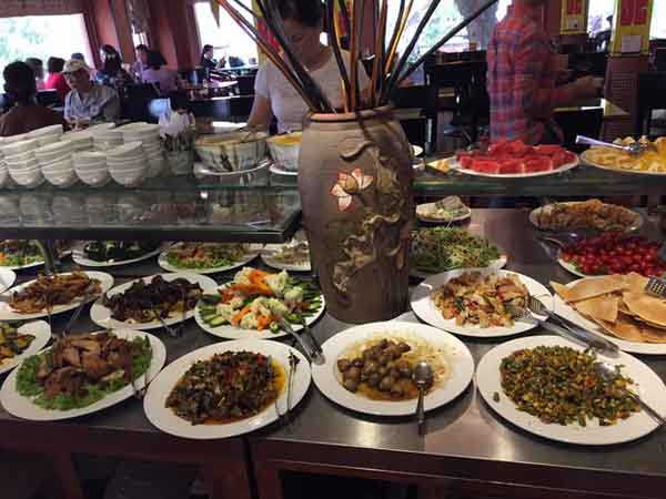 Thực đơn bồ đề chay Quán Sứ