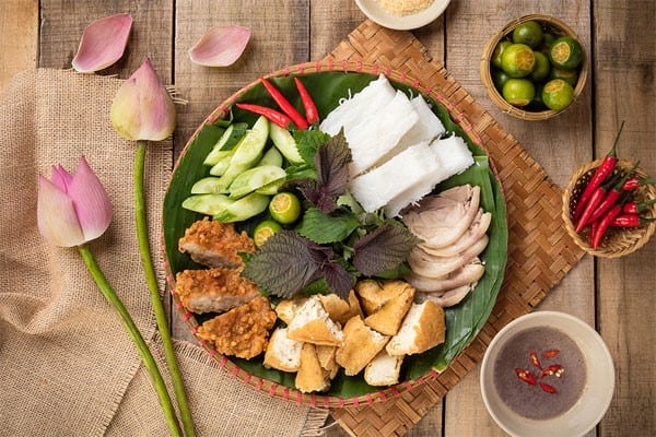 Bún đậu mắm tôm – món ngon dân giã giữa lòng Hà Nội (ảnh sưu tầm)