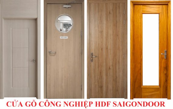 Mẫu cửa gỗ công nghiệp đẹp