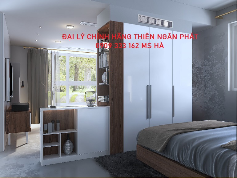 Phòng ngủ trở nên mát mẻ hơn với máy lạnh giấu trần