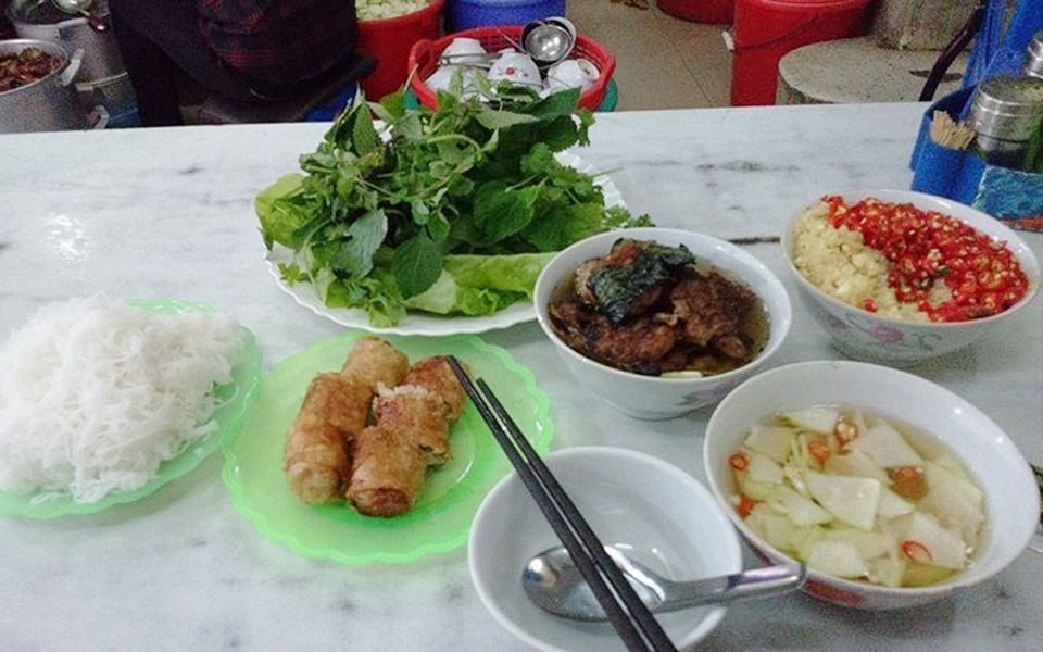 những quán bún chả ngon nhất hà nội - bún chả đắc kim hàng mành