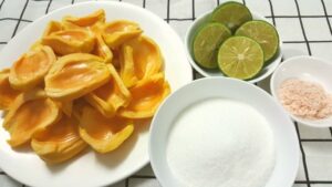 Cách sơ chế mít với các nguyên liệu 