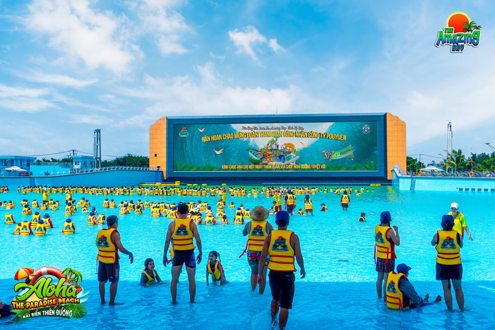 Màn hình Led ngoài trời lớn nhất Việt Nam tại The Amazing Bay