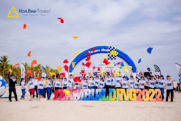 In ấn backdrop cho chương trình Team Building