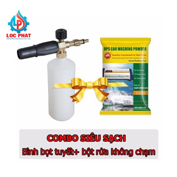 combo rửa xe siêu sạch
