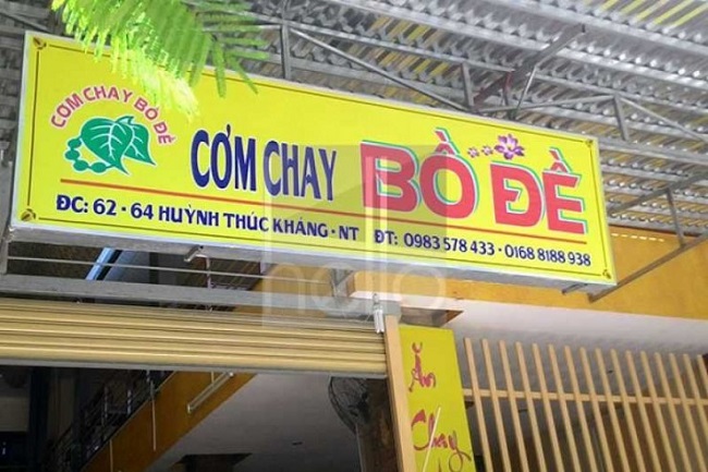 Quán chay Bồ Đề Nha Trang