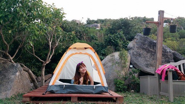 Lều cá nhân tại Khu dã ngoại Trung Lương