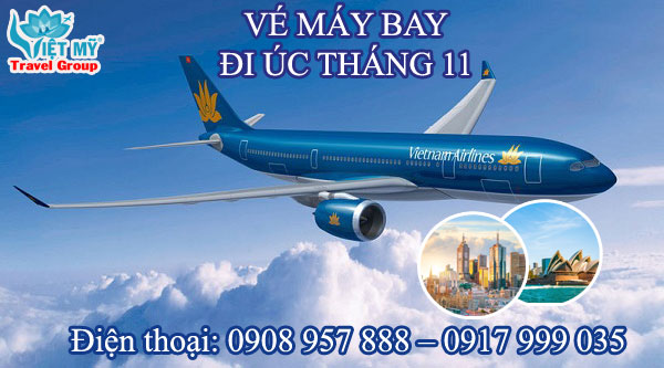 Vé máy bay đi Úc tháng 11 Vietnam Airlines