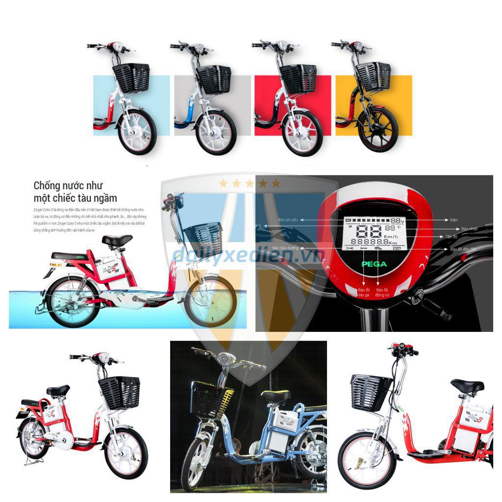 do Fotor Collage 1024x1024 - 5 phiên bản xe đạp điện mới nhất hiện nay