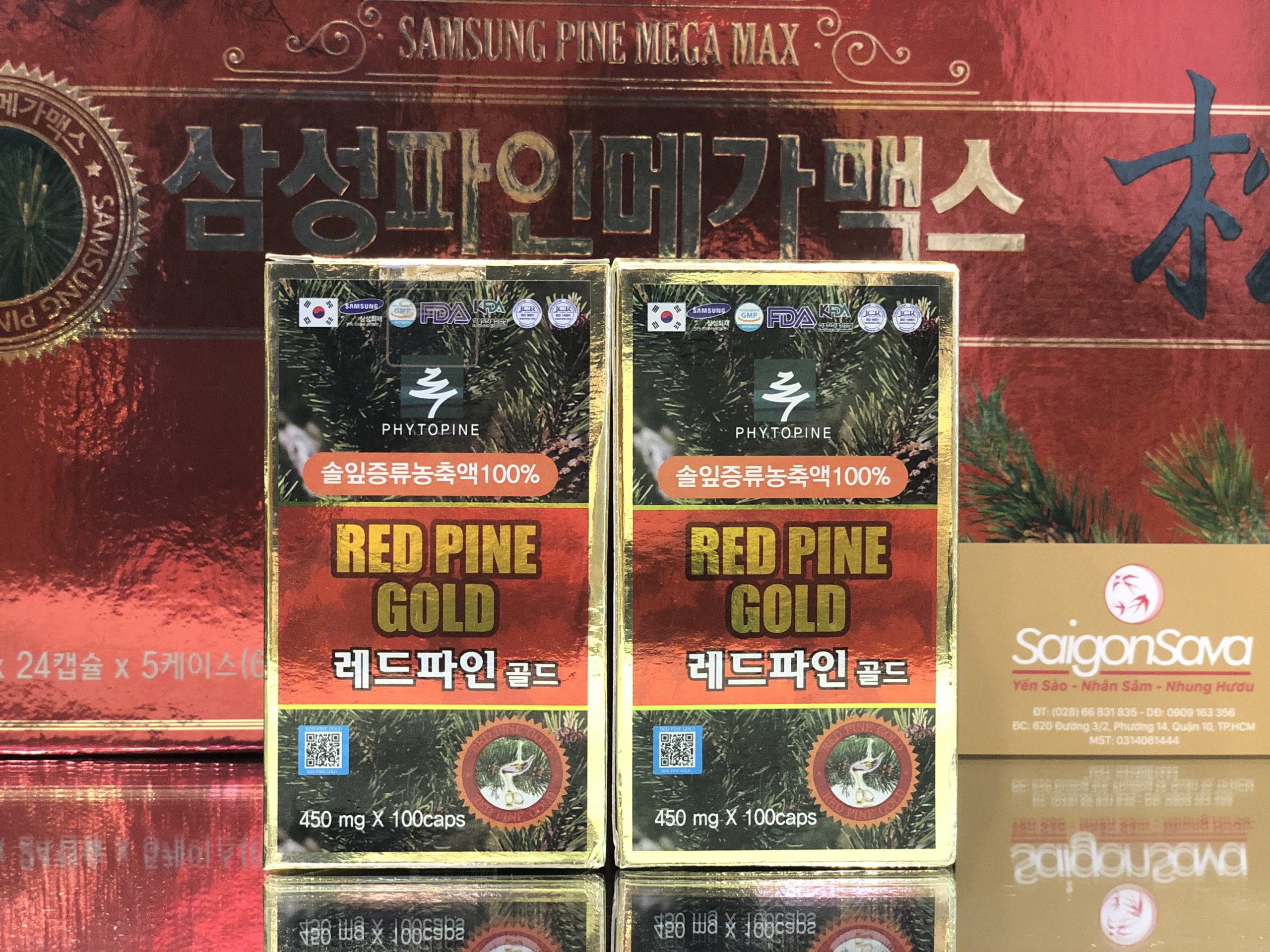 Viên tinh dầu thông đỏ Red Pine Gold Hàn Quốc 100 viên - 1